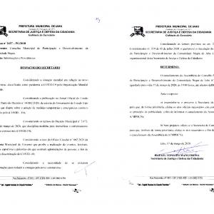 Imagem da notícia Cancelamento de Assembleia do Conselho Municipal de Participação e Desenvolvimento da Comunidade Negra de Jahu