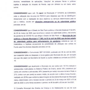 Imagem da notícia Conselho Municipal dos Direitos da Criança e do Adolescente faz reunião extraordinária