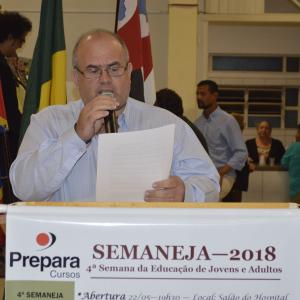 Imagem da notícia Abertura da 4ª Semana de Educação de Jovens e Adultos – SEMANEJA 2018 - FOTOS