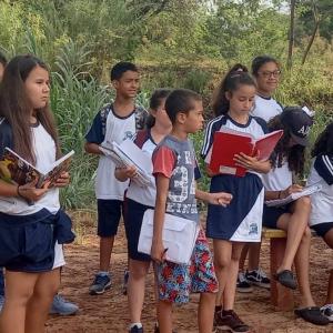 Imagem da notícia ESTUDANTES VÃO ÀS RUAS LEVANTAR QUESTÕES AMBIENTAIS PARA O MAPA VERDE