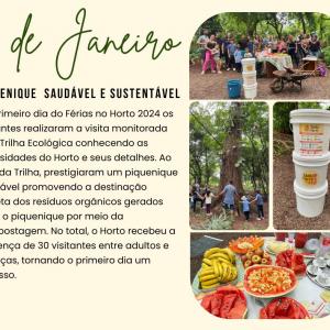 Imagem da notícia BALANÇO - FÉRIAS NO HORTO