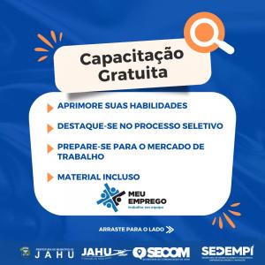 Imagem da notícia PROGRAMA MEU EMPREGO : ÚLTIMO DIA DE INSCRIÇÕES