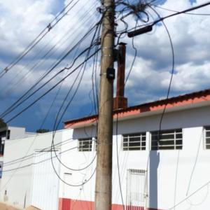 Imagem da notícia ABELHAS SÃO REMOVIDAS DE POSTE APÓS ACIDENTE