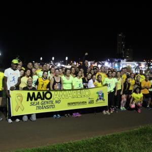 Imagem da notícia Maio Amarelo: Treino de corrida 5 km no Kartódromo - FOTOS