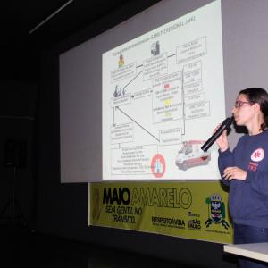 Imagem da notícia Palestra - Projeto Desenvolvendo Talentos: Traumas - Maio Amarelo - FOTOS