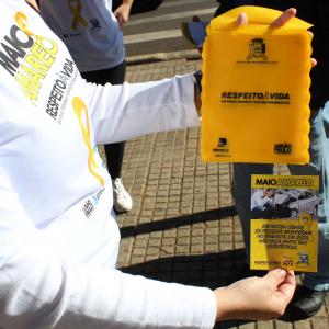 Imagem da notícia Prefeitura participa com ações no movimento Maio Amarelo - FOTOS