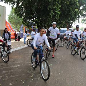 Imagem da notícia Semana de conscientização do Combate ao Trabalho Infantil: Ação comunitária, com recreação e passeio ciclístico na Praça da Matriz do Distrito de Potunduva - FOTOS