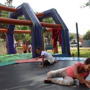 Imagem da notícia Semana de conscientização do Combate ao Trabalho Infantil: Ação comunitária, com recreação e passeio ciclístico na Praça da Matriz do Distrito de Potunduva - FOTOS