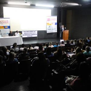 Imagem da notícia Palestra com o Desembargador Luiz Henrique Rafael na Semana de Combate ao Trabalho Infantil - FOTOS