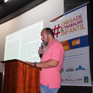 Imagem da notícia Palestra com o Desembargador Luiz Henrique Rafael na Semana de Combate ao Trabalho Infantil - FOTOS