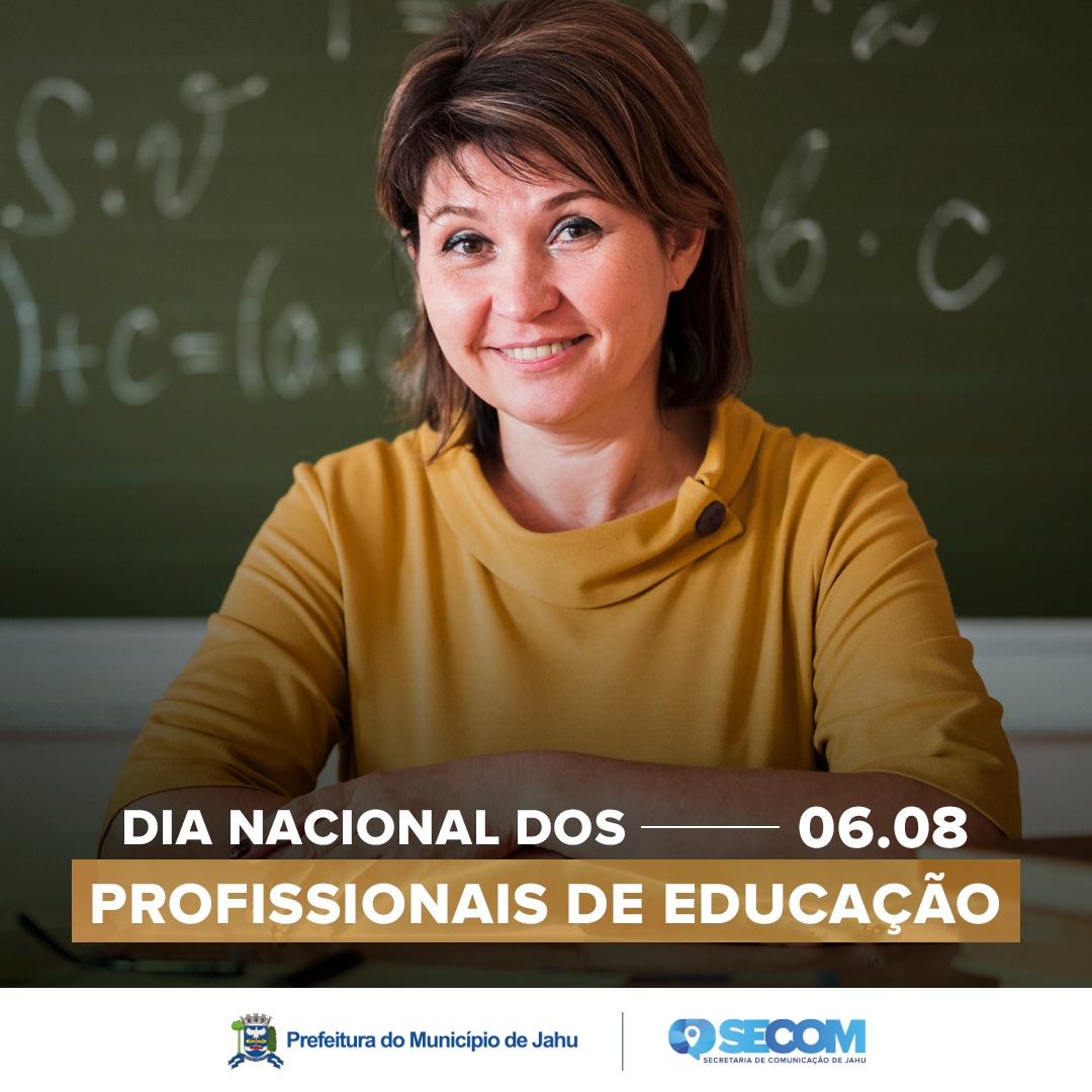 PREFEITURA COMEMORA DIA NACIONAL DOS PROFISSIONAIS DE EDUCAÇÃO