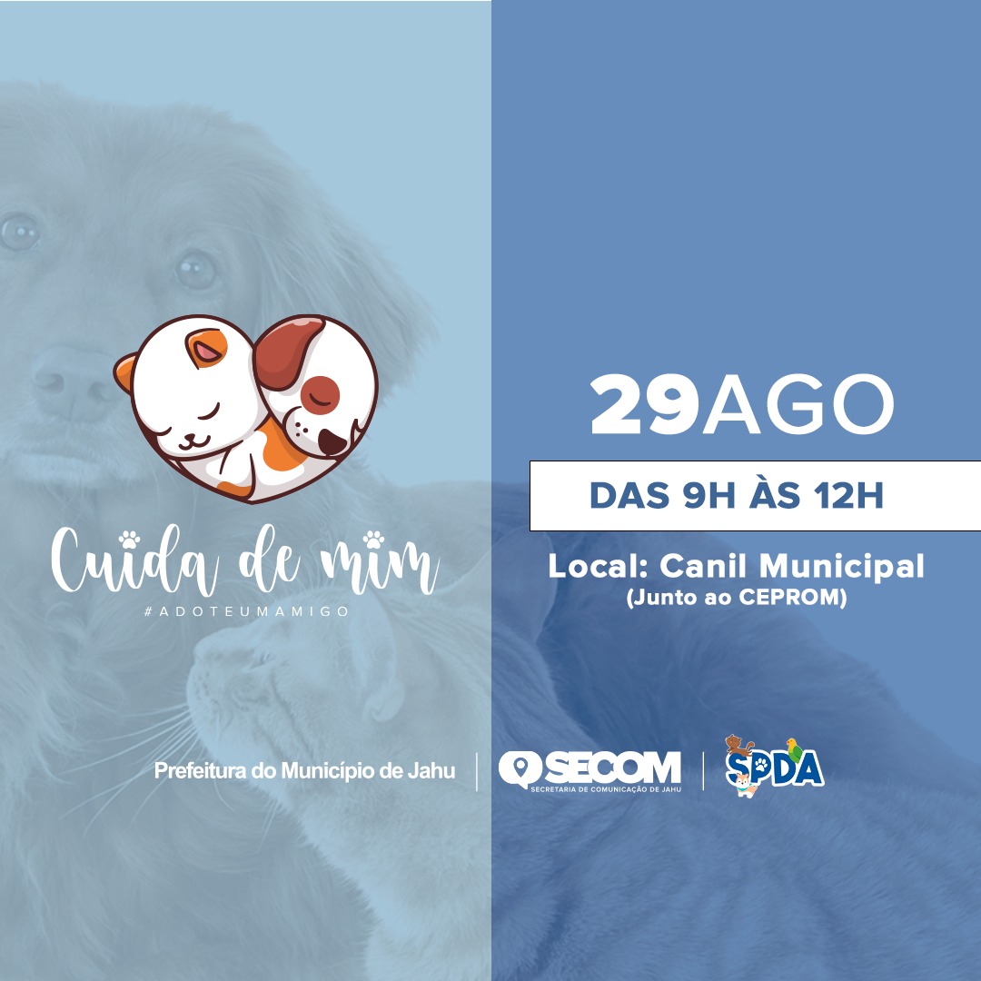 SECRETARIA DE PROTEÇÃO ANIMAL REALIZA FEIRA DE ADOÇÃO