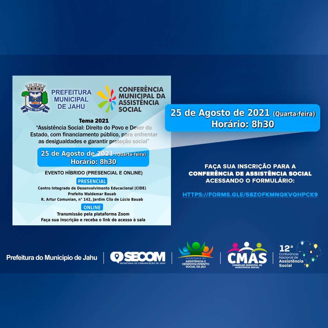 SECRETARIA REALIZA 'CONFERÊNCIA MUNICIPAL DA ASSISTÊNCIA SOCIAL'