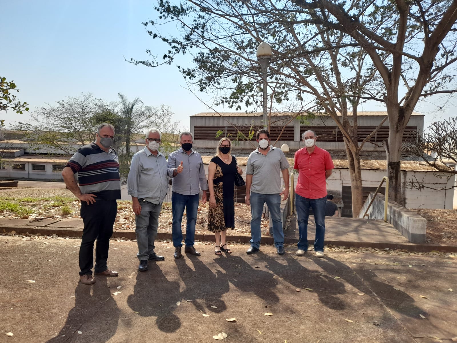 Visita de Representantes da ESALQ ao Polo da USP