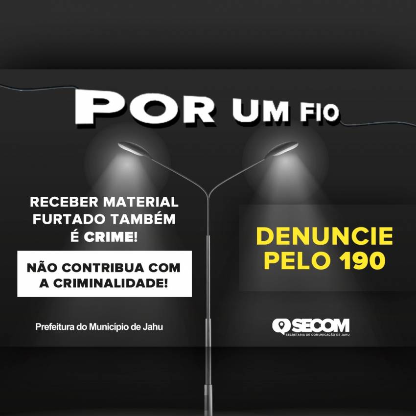 RECEPTAÇÃO TAMBÉM É CRIME