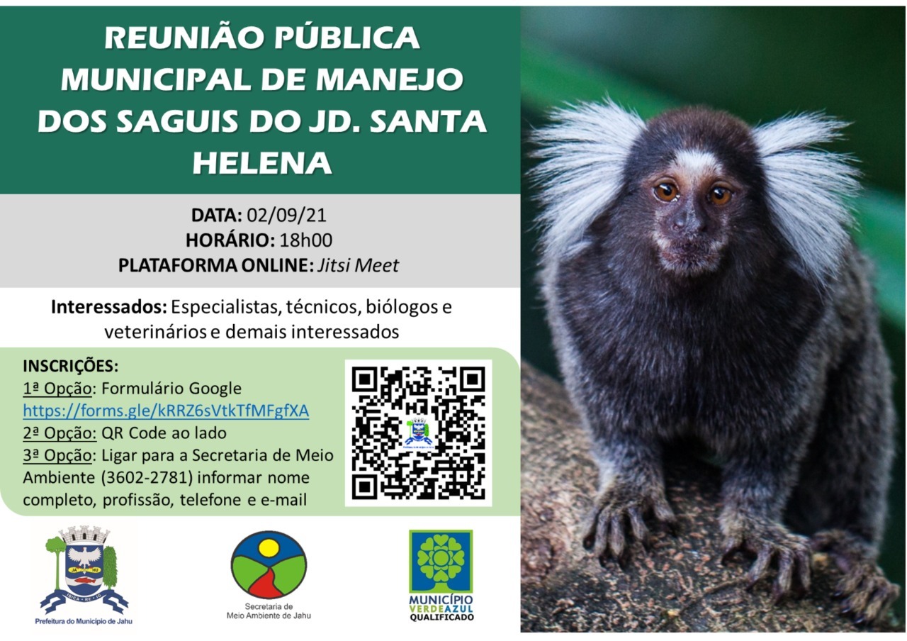 SAGUIS DO JARDIM SANTA HELENA SÃO TEMA DE REUNIÃO