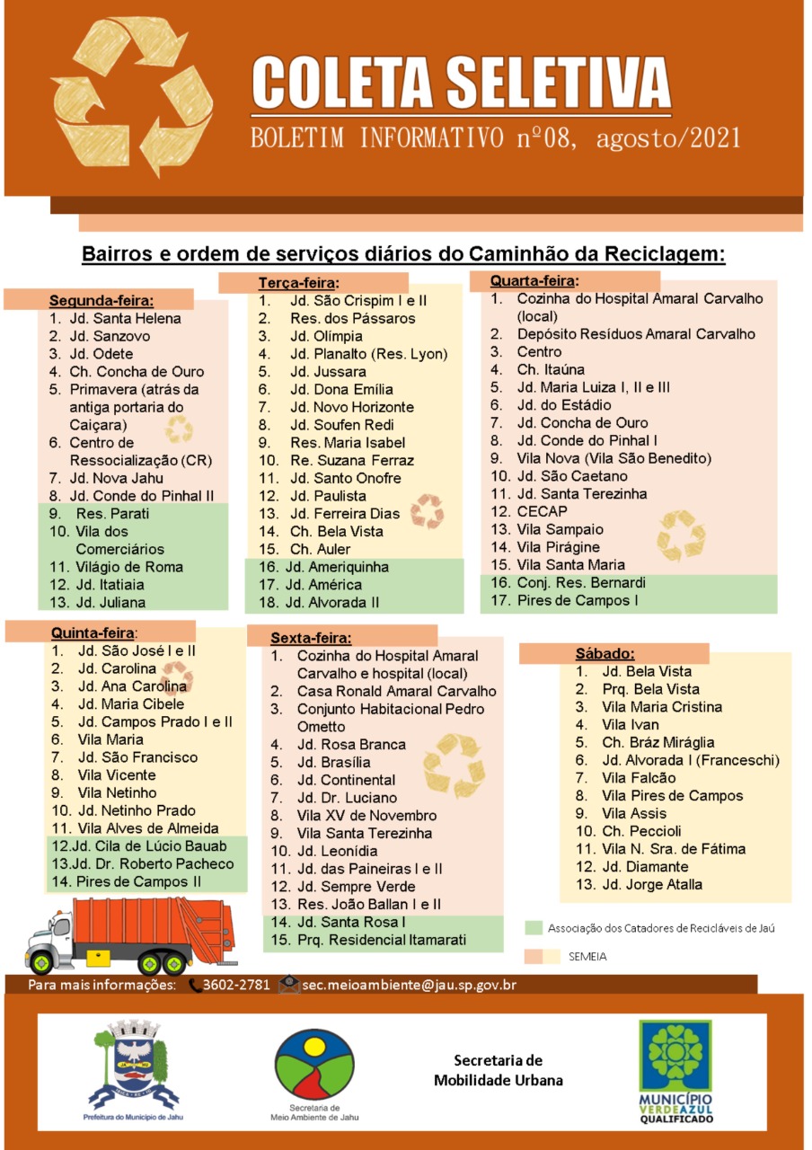 SECRETARIA AMPLIA COLETA SELETIVA