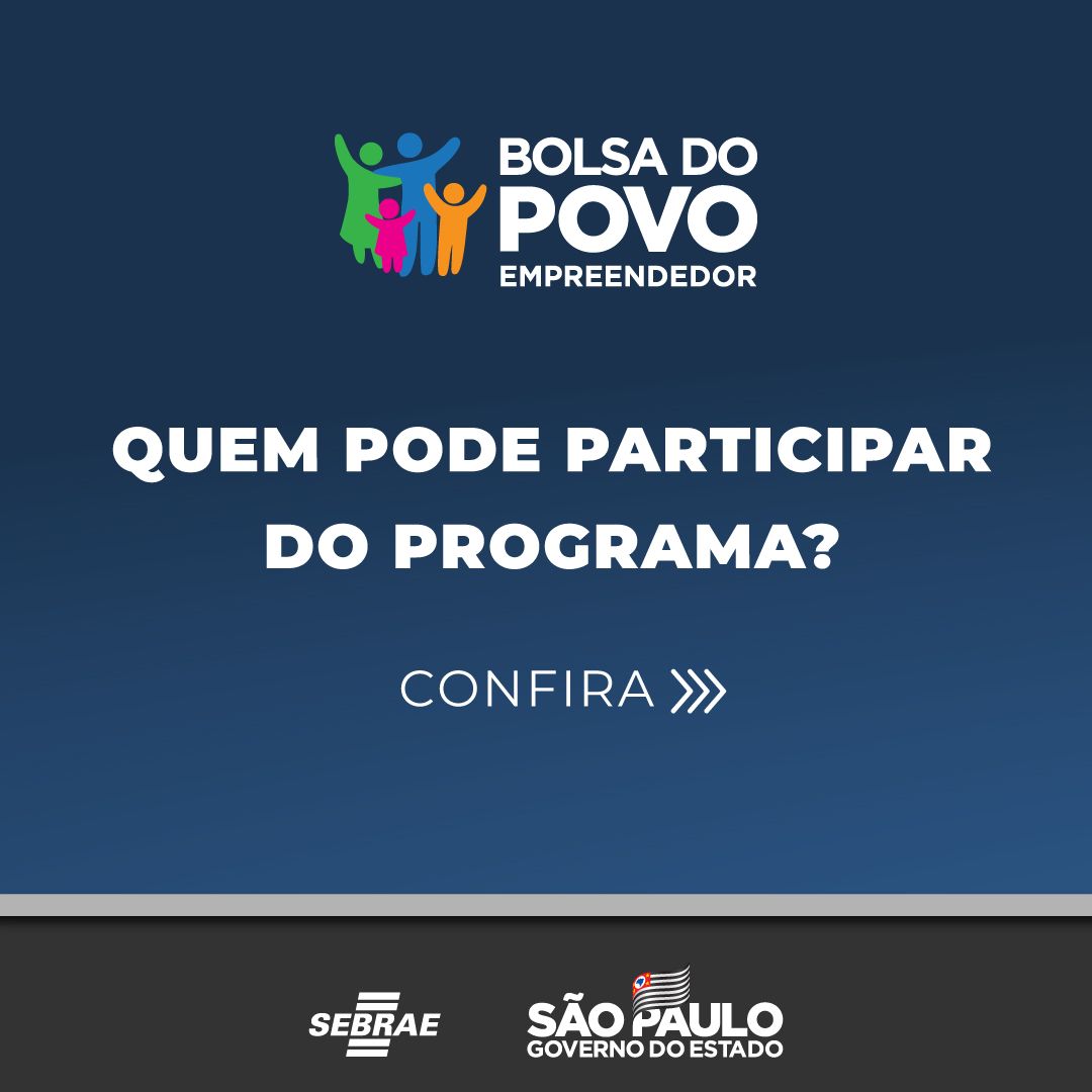 'BOLSA EMPREENDEDOR' SEGUE COM INSCRIÇÕES ABERTAS