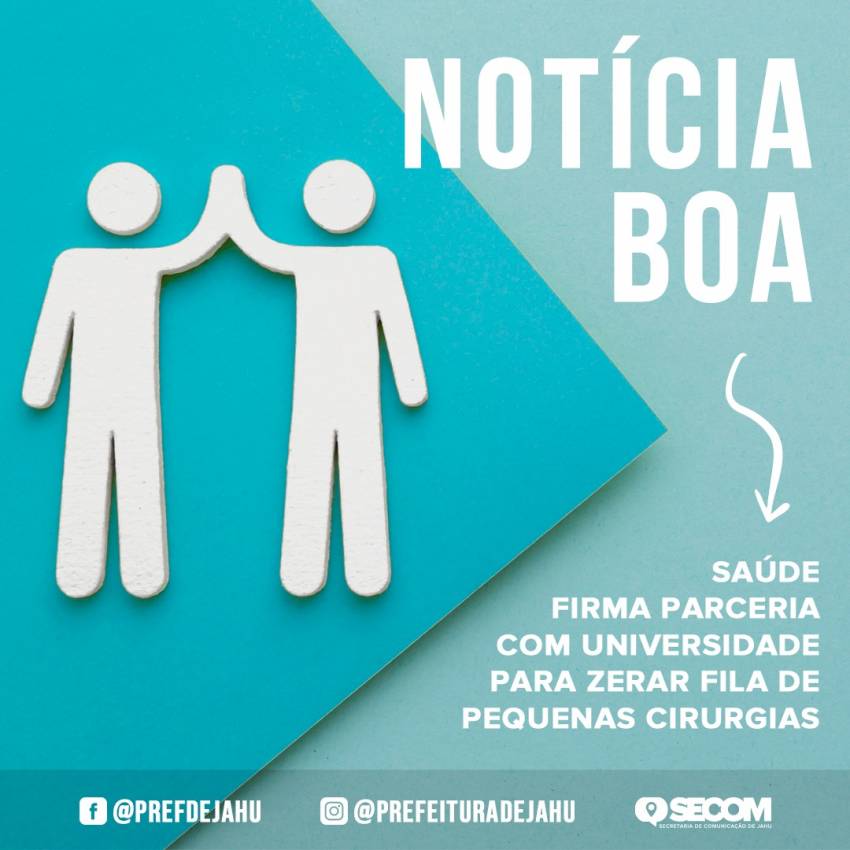 SAÚDE FIRMA PARCERIA COM UNIVERSIDADE PARA ZERAR FILA DE PEQUENAS CIRURGIAS
