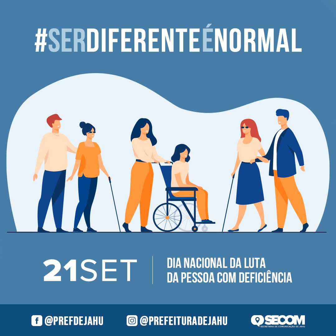 21 de Setembro - Dia Nacional da Luta da Pessoa com Deficiência