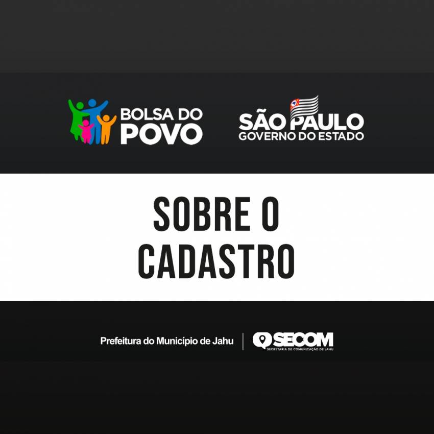 COMUNICADO PORTAL BOLSA DO POVO – CADASTRO