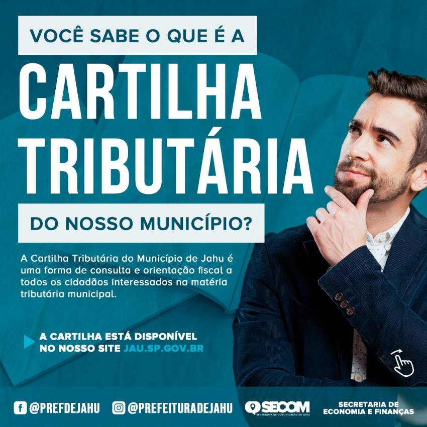 CONHECE A CARTILHA TRIBUTÁRIA DE JAHU?