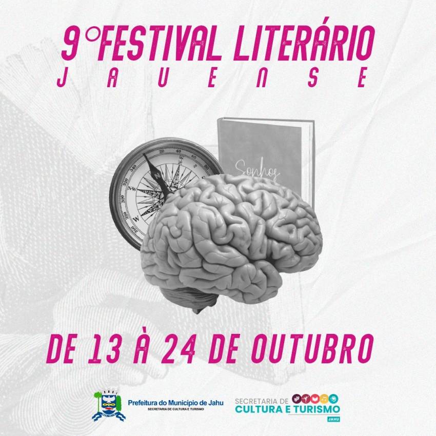 TÁ CHEGANDO O 9º FESTIVAL LITERÁRIO!