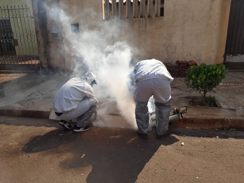 FINALIZADO TRABALHO DE NEBULIZAÇÃO NO JARDIM BALLAN I