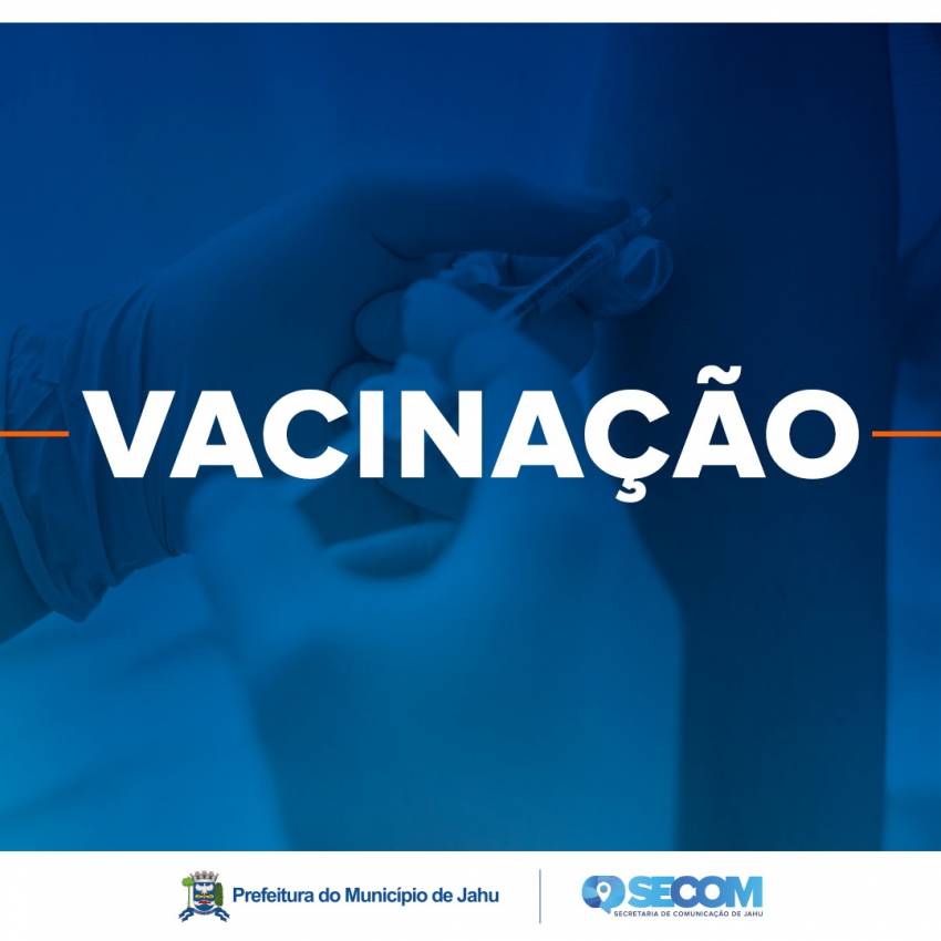 CONFIRA O CRONOGRAMA DE VACINAÇÃO CONTRA A COVID-19 PARA ESSA SEMANA