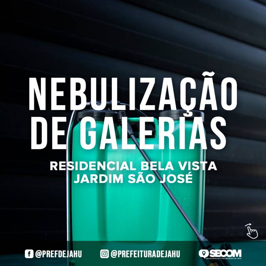 PROJETO DE NEBULIZAÇÃO CHEGA A MAIS DOIS BAIRROS