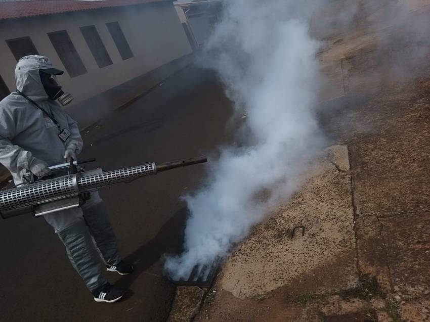 TERMINA TRABALHO DE TERMONEBULIZAÇÃO DA VILA SAMPAIO