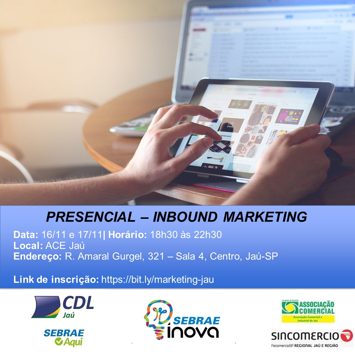 SEBRAE OFERECE WORKSHOP DE MARKETING