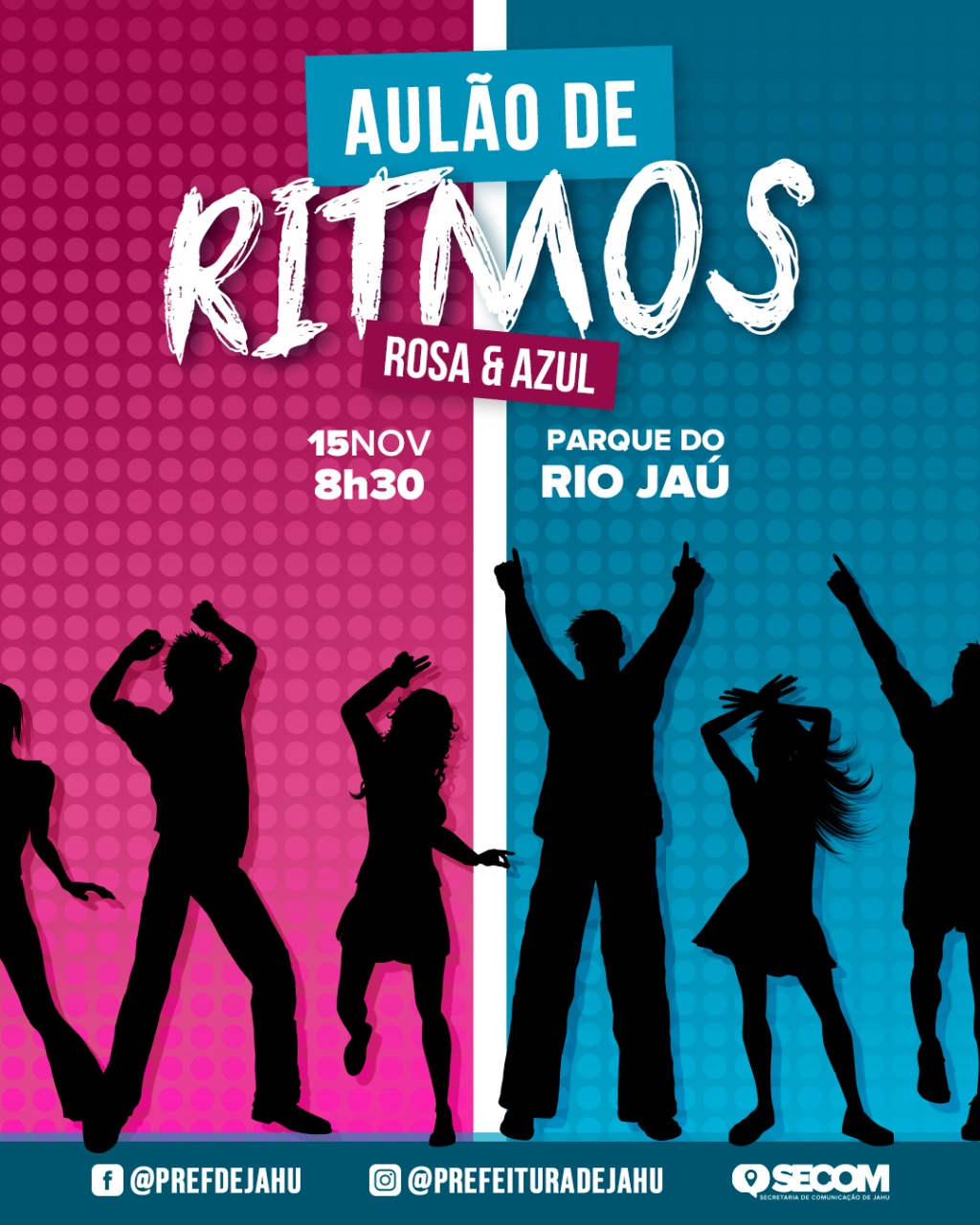 FERIADO TEM AULÃO DE RITMO PARA HOMENS E MULHERES