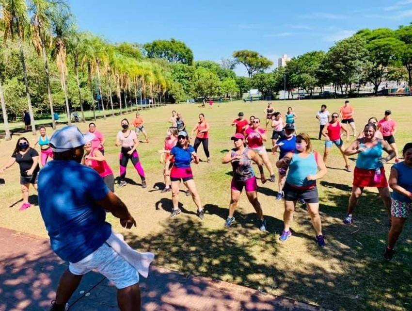 PARQUE DO RIO JAHU TEM AULÃO DE RITMOS