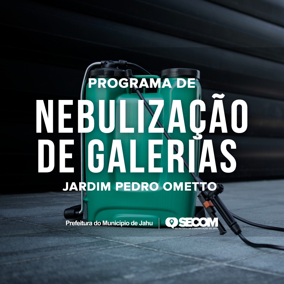 TERMONEBULIZAÇÃO DO PEDRO OMETTO SERÁ REALIZADA NESTA SEMANA