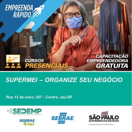 SEBRAE OFERECE CURSO GRATUITO PARA MEI