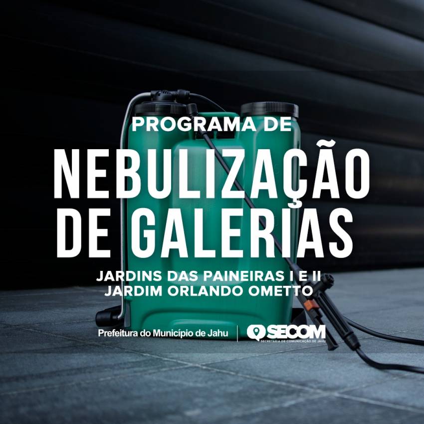 PAINEIRAS E ORLANDO OMETTO RECEBEM TERMONEBULIZAÇÃO NESTA SEMANA