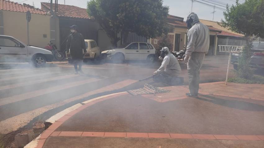 PREFEITURA PROMOVE TERMONEBULIZAÇÃO DO PAINEIRAS