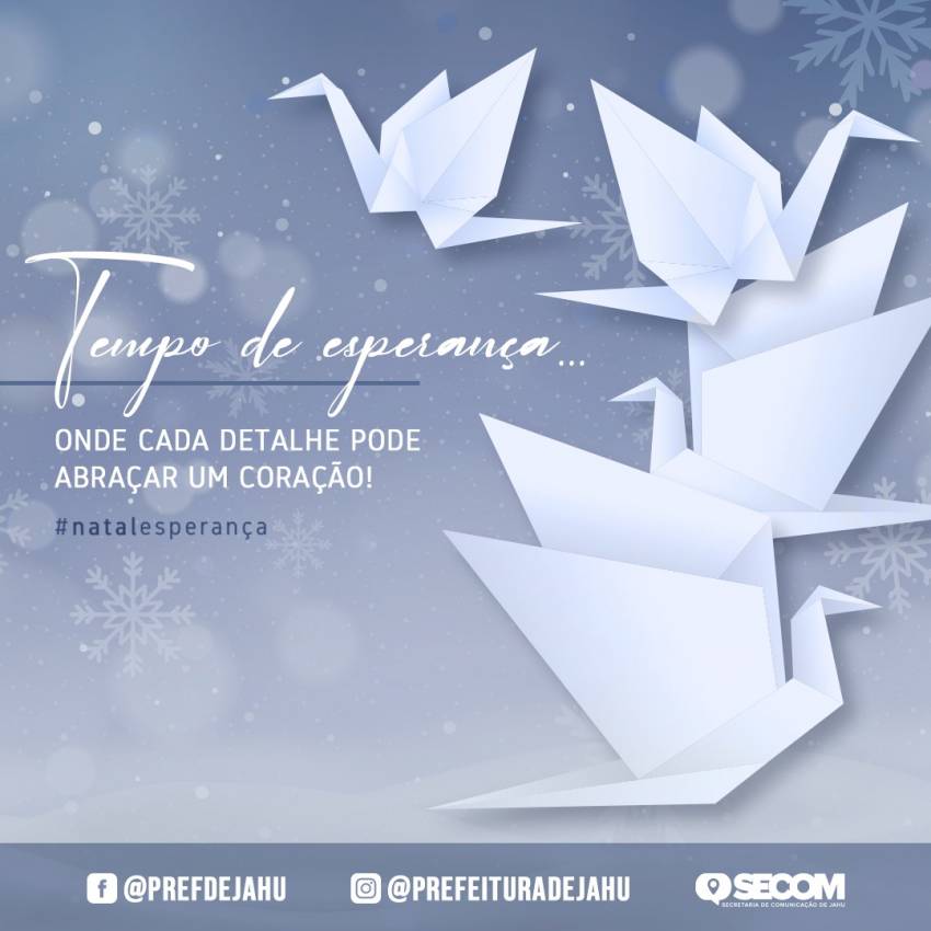 PROGRAMAÇÃO DE FIM DE ANO TEM NATAL, REVEILLON E FESTIVAL CAIPIRA