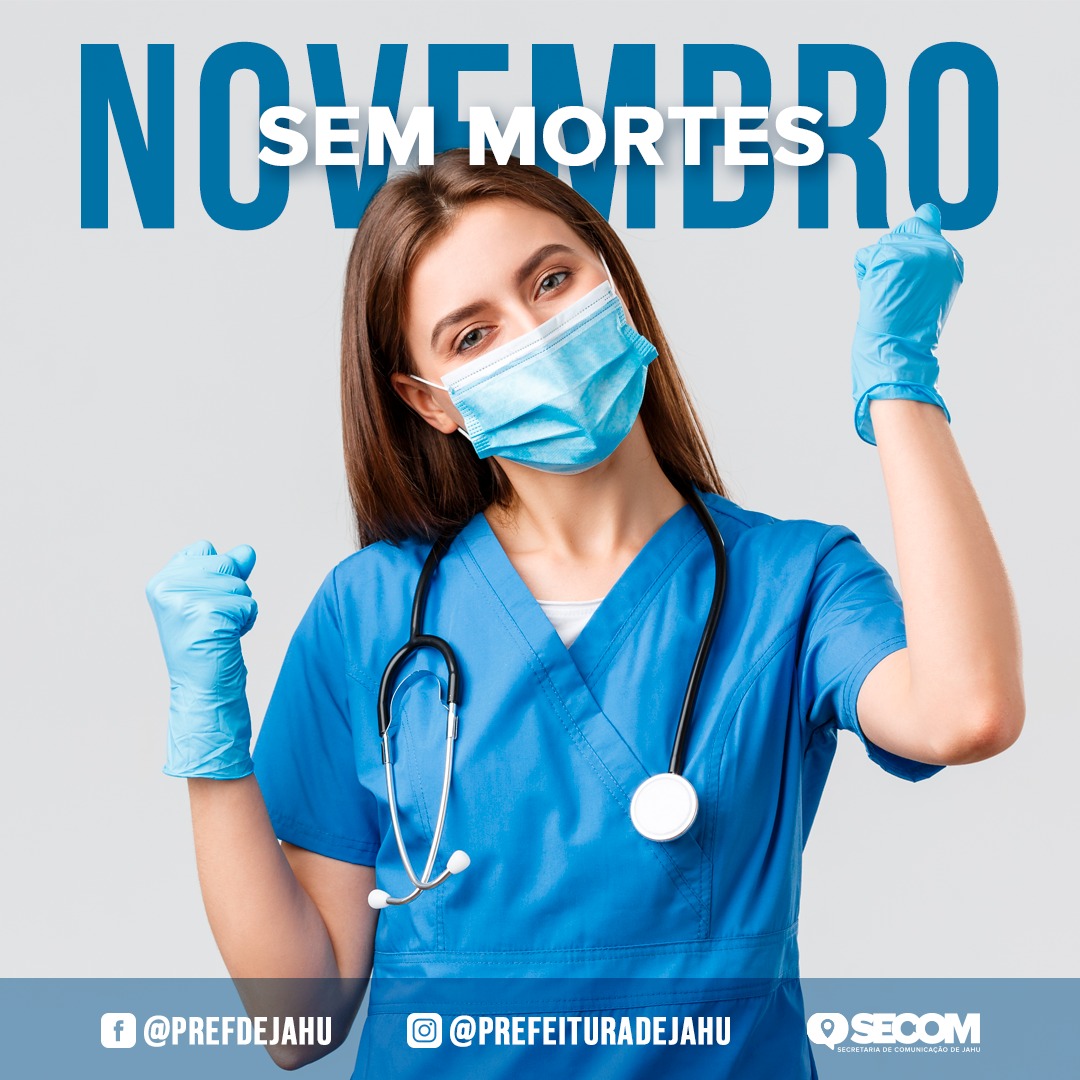 NOVEMBRO TERMINA SEM REGISTRO DE MORTE POR COVID-19