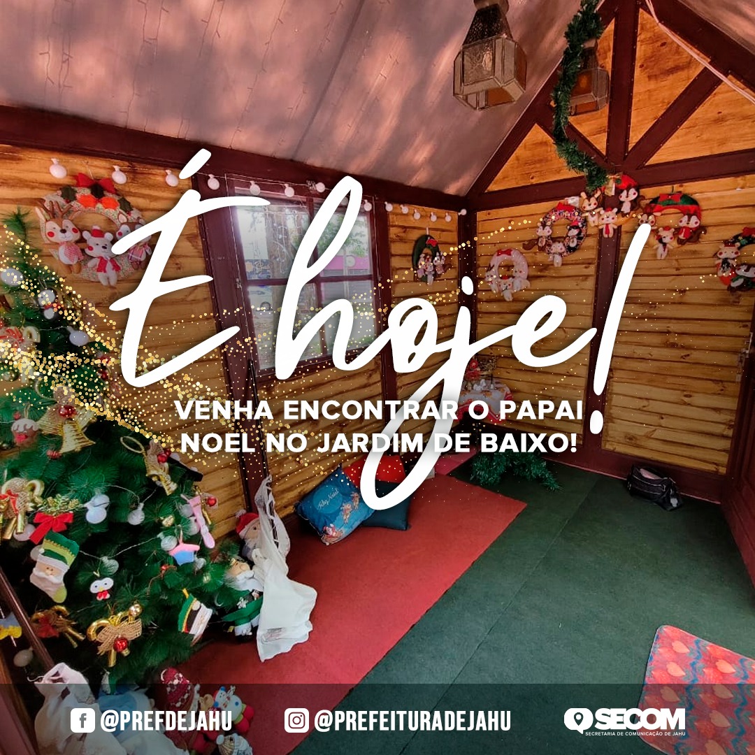CHUVA ALTERA PARA HOJE CHEGADA DO PAPAI NOEL À CASINHA