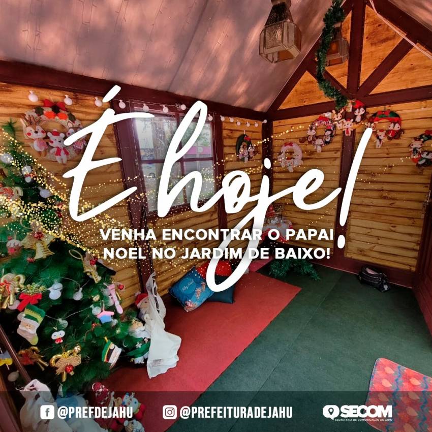 CHUVA ALTERA PARA HOJE CHEGADA DO PAPAI NOEL À CASINHA