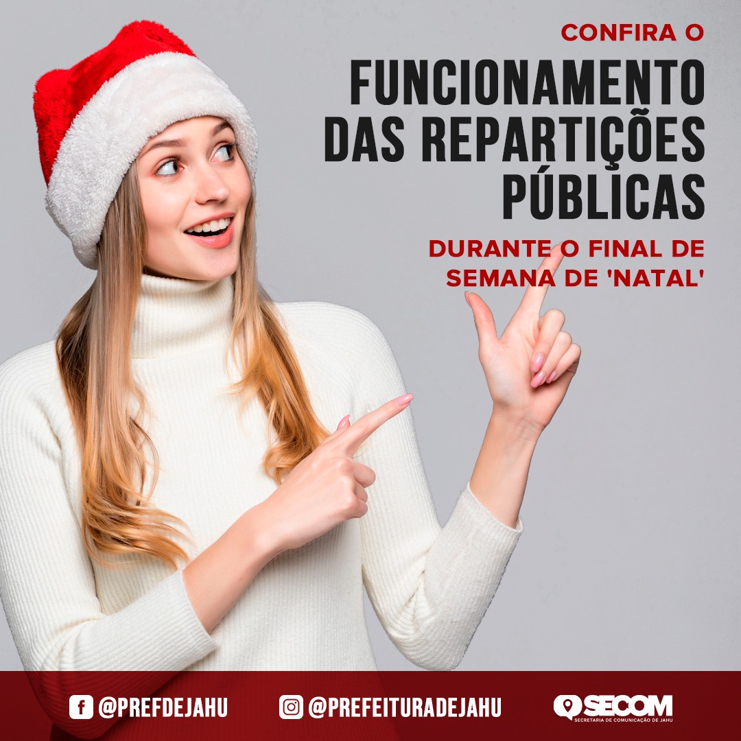 FUNCIONAMENTO DAS REPARTIÇÕES PÚBLICAS (NATAL)