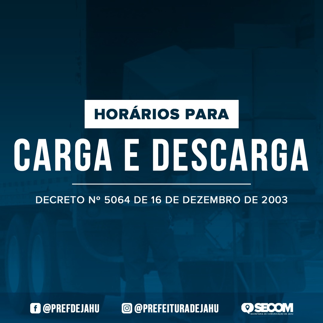 REGIÃO CENTRAL TEM LIMITAÇÃO DE HORÁRIO PARA CARGA E DESCARGA