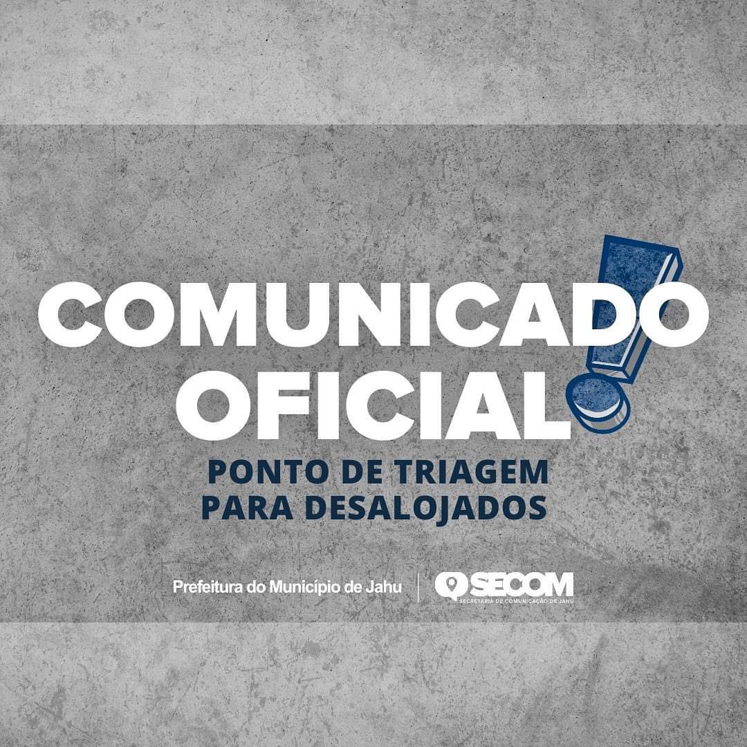 PREFEITURA REALIZA TRIAGEM DE DESALOJADOS