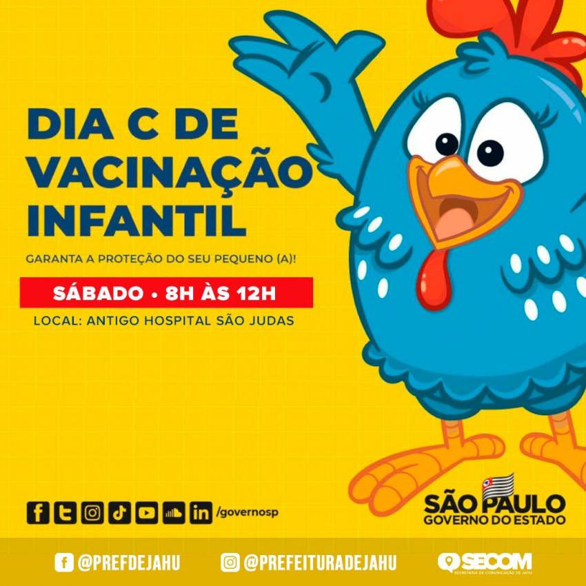 JAHU PARTICIPA DO DIA C DE VACINAÇÃO