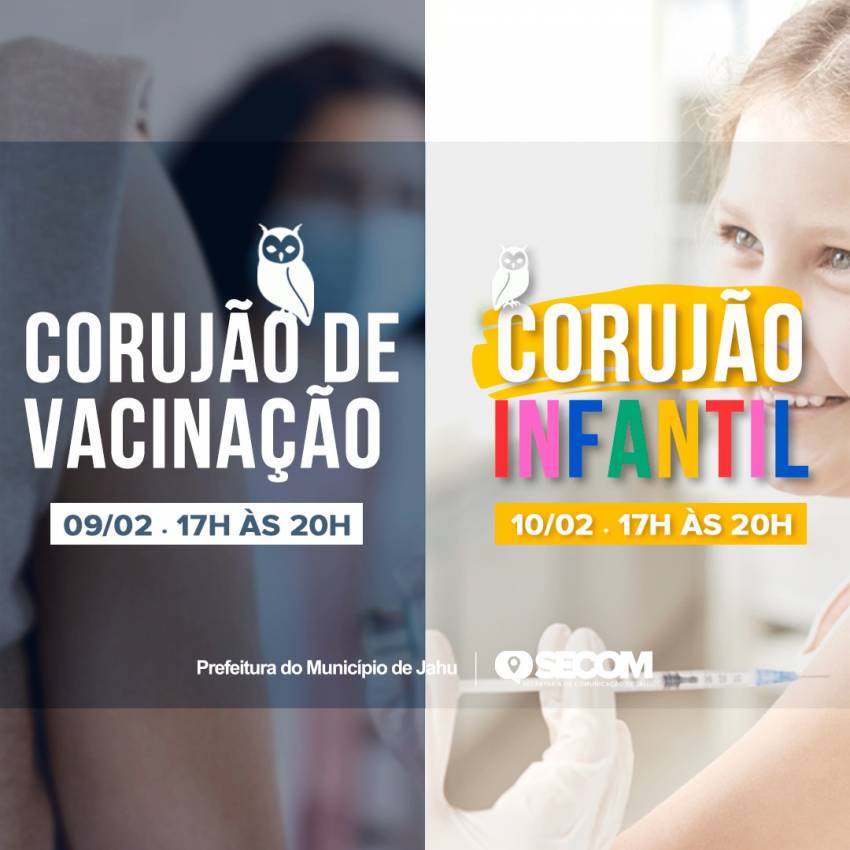 SAÚDE ORGANIZA NOVOS CORUJÕES