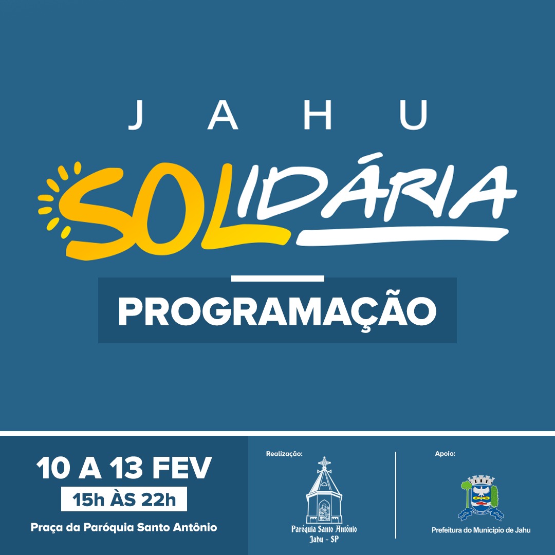 JAHU SOLIDÁRIA COMEÇA AMANHÃ