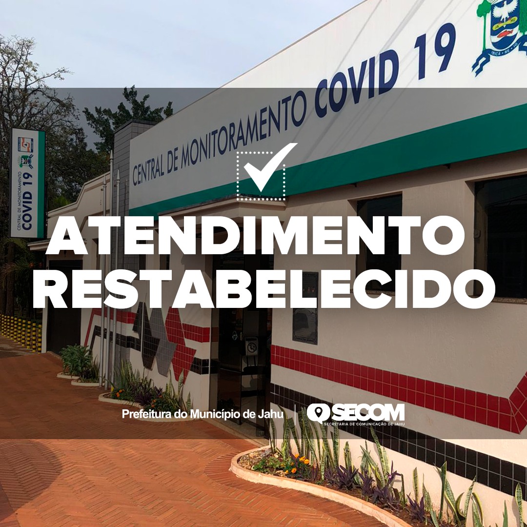 ATENDIMENTO NA CENTRAL DE MONITORAMENTO É RESTABELECIDO