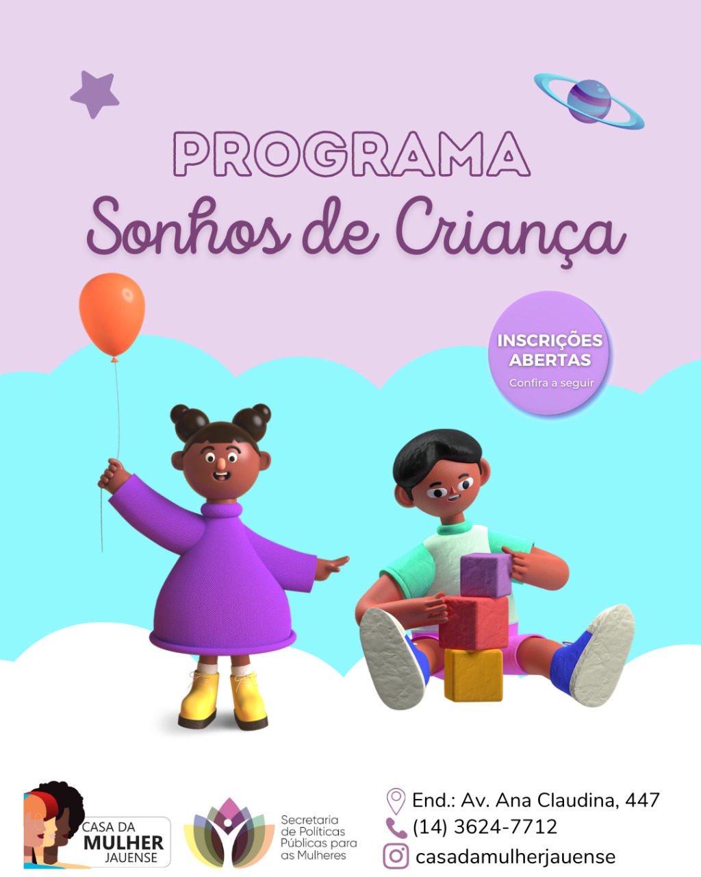 COM PROJETO PIONEIRO NO BRASIL SECRETARIA AMPLIA ATENDIMENTO A FILHOS DE MULHERES EM SITUAÇÃO DE VIOLÊNCIA